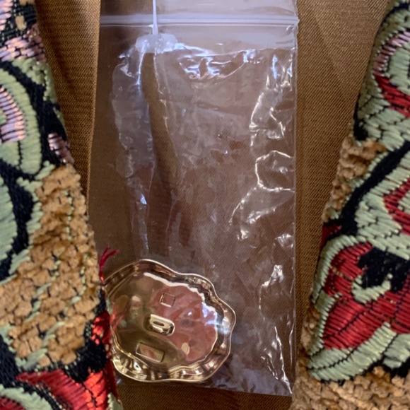 Susan Graver Jacquard Tapestry Coat US 10 NWOT Jacket Metallic Brocade Blazer - Picture 6 of 14